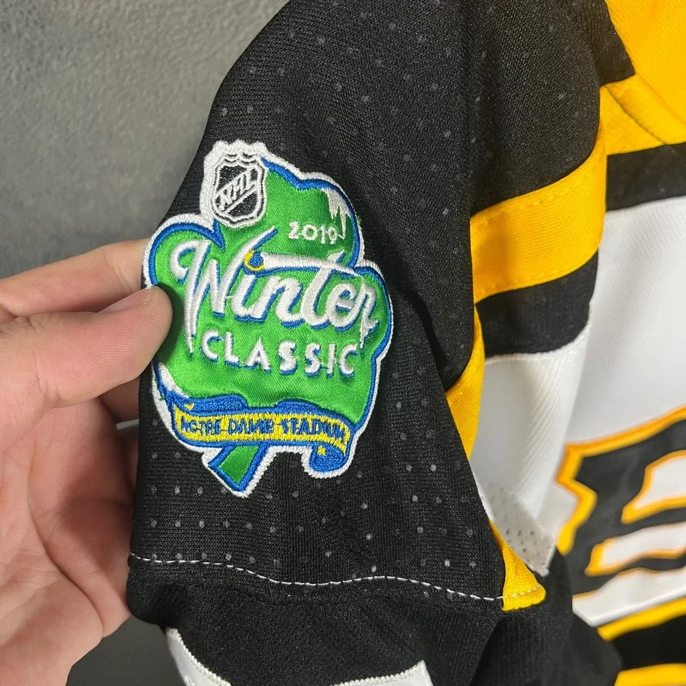 Adidas Boston Bruins Patrice Bergeron 2019 Winter Classic Jersey Mens XL Black